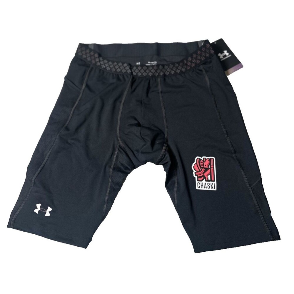 Under Armour Rush Smart Form Compression Long Shorts Men’s XL 1370316 Black NEW
